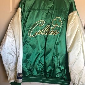 Celtics Hardwood Classic starter style jacket.